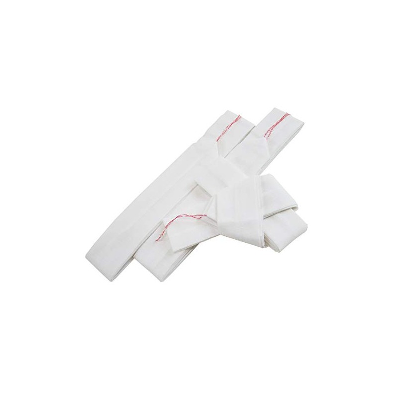 Muslin Waist Tie 3 Piece Set (White)