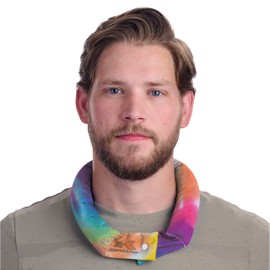 KOOLGATOR Evaporative Cooling Neck Wrap – Reusable Neck Cooler with Long Lasting Relief During Hot Weather Activities, Sports, & Outdoor Work, Tie Dye, 5 Pack