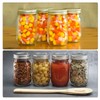 QUARKZMAN Preserving Jar Lids, Pack of 16, Tinplate Mason Lids