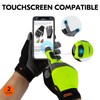 Vgo... 2 Pairs Men's Safety Gloves Touch Screen Practical Work