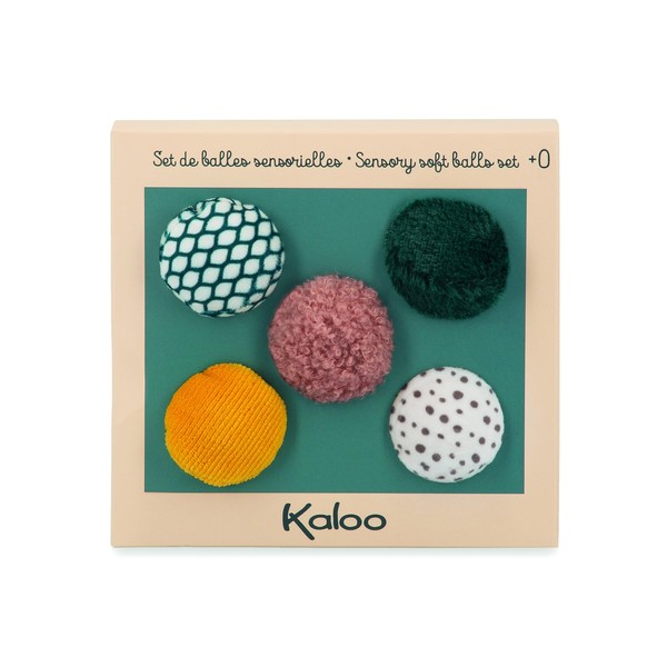 Kaloo - Stimuli - Set mit 5 Sensorikbällen 5 cm