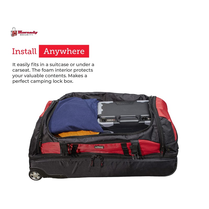 Hornady Treklite Combination Lock Box XXL, 95260 - Travel Safe
