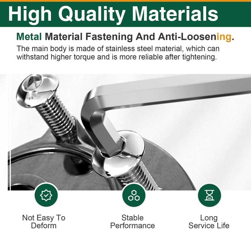 120 Pcs M3-0.5 * 12mm Button Head Socket Cap Screws,