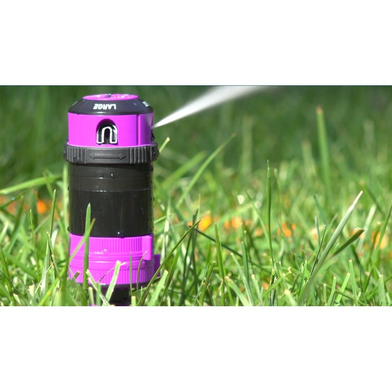 Dramm ColorStorm Gear Drive Sprinkler on Heavy Duty,Durable Metal Base,