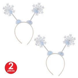Beistle S20721AZ2 Snowflake boppers White/Light Blue