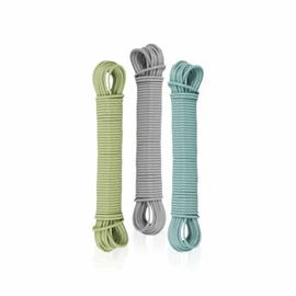 Clothing Line Washing Line Heavy Duty Outdoor & Indoor Clothesline Clothes Dryer Drying Space Line Rope Laundry Steel Core Durable Thick Plastic Pvc Coated 20 M Assorted Color(1 Count)