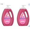 JOHNSON'S 2 Pack Shampoo Johnson's Gotas de Brillo 1 Litro