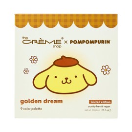 The Crme Shop X Sanrio Pompompurin Golden Dream Paleta de Sombras de Ojos 9 Tonos Mate Shimmer Metálico Extended Wear Espejo Pigmentado Incluido...   