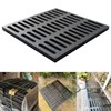 Cast Iron Drain Grate, 10 * 10in Outdoor Drain Cover,