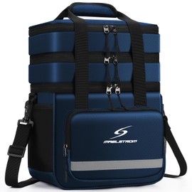 Maelstrom Lunch Box ,Insulated Bag Women/Men,Leakproof Lunch Cooler Tote for Work School,Large,Blue
