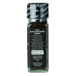 Watkins Organic Black Peppercorn Grinder 2.6 Oz Non-gmo Gluten Free Usda Organic