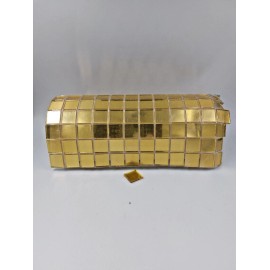 Gold Mirror Mosaic Tiles 1"  - 144 Pieces per 12.5" x 12.5" Tape Mounted Sheet
