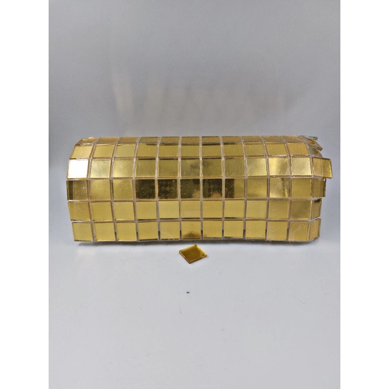 Gold Mirror Mosaic Tiles 1" - 144 Pieces per 12.5"