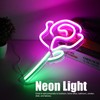 Rose Flower Neon Sign Neon Light Wall Sign for Bedroom