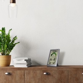 Bresser VentAir V Thermo-Hygrometer with Ventilation Recommendation, Indoor and Outdoor Temperature, Humidity, Room Climate Indicator, Wireless Sensor