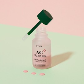 Etude AC 클린업 핑크 파우더 스팟 여드름성 피부 밀착 케어 AC Cleanup Pink Powder Spot Care for Acne-Prone Skin