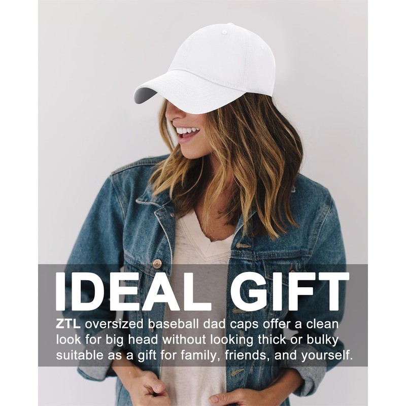 Oversize XXL Baseball Cap for Big Heads 23.6"-25.6", Extra Large