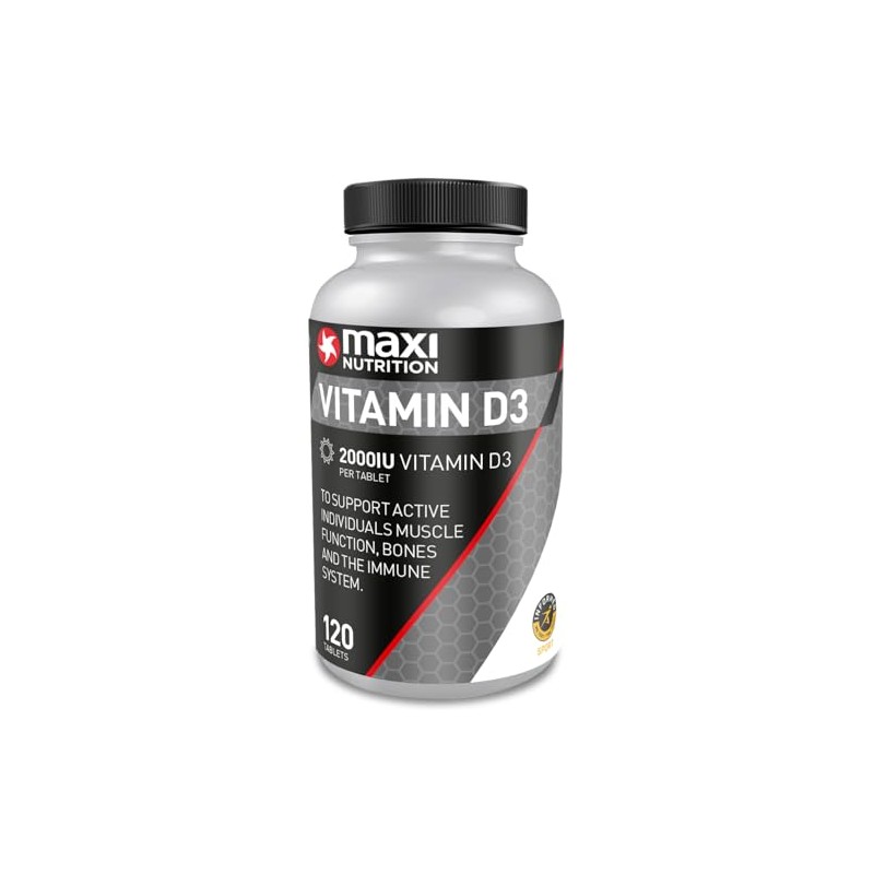 Maxi Nutrition Vitamin D3 2000IU 120 Capsules Capsules 120'S