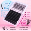 Lash Clusters 100D Long 12-20mm Lash Spikes Eyelash Clusters Volume
