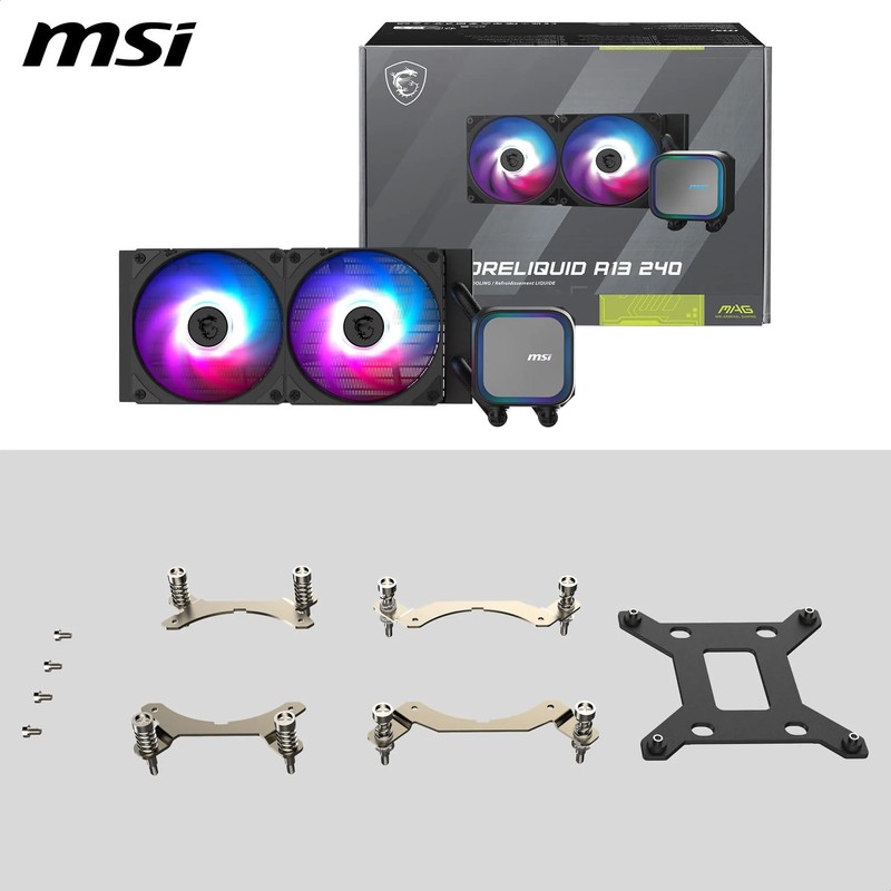 MSI MAG CORELIQUID A13 240 AIO CPU Liquid Cooler -