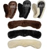 Equinate Moon Girth Anatomical Real Lambskin Short Girth Dressage Girth