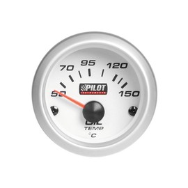 Pilot LA_10005 Lit Auxiliary Oil Temperature Gauge Blue Lit