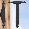 KOTARBAU® Cross Hinges 400 mm Shutter Hinge Hinge Band Plate