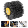 80 Grit Abrasive Nylon Drawing Wheel,4.7" x 4" Surface Conditioning