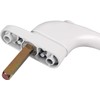 Hsthe Sea 2 x Aluminium Window Handles, Lockable Window Handle