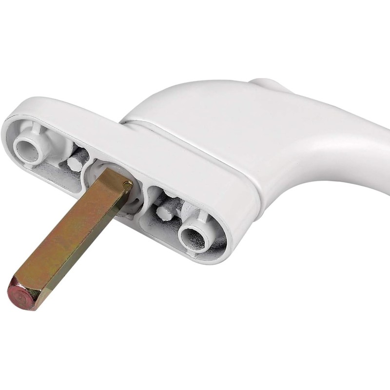 Hsthe Sea 2 x Aluminium Window Handles, Lockable Window Handle