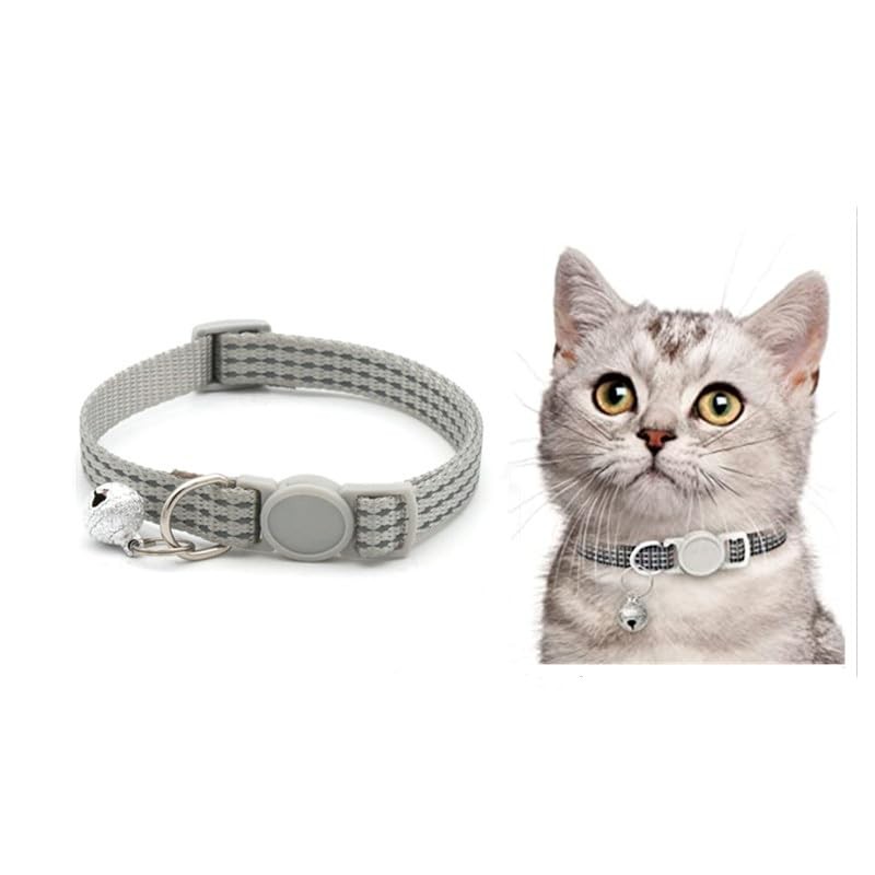 Cat Collar with Bells，Reflective-Breakaway Cat Collars with Bells，Adjustable Small Cat