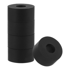 PATIKIL Flat Rubber Washers, 16Pcs 1 Inch OD x 3/8 Inch ID x 1/2 Thickness Multi Purpose Spacer Rubber Bushings Anti Vibration Washers for Bolts Screws Home Car Appliances