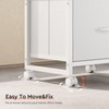 Maihail 3 Drawer File Cabinet with Wheels Rolling Printer Stand