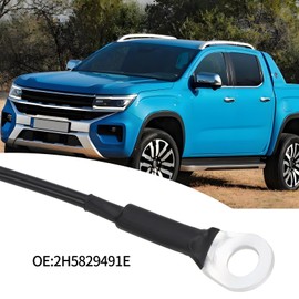 YINETTECH Rear Door Tailgate Retaining Strap Cable Rope Lift Gate Support Straps Pickup Compatible with VW Compatible with Amarok 2010-2020 2H5829491E