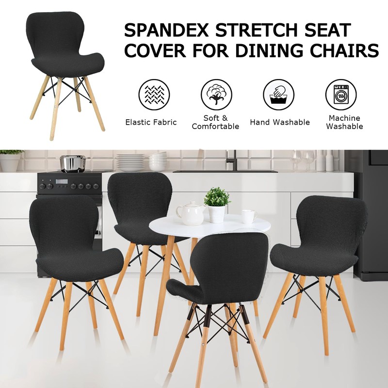 Plliocse Bar Stool Covers Curved Back Bar Stool Covers Set
