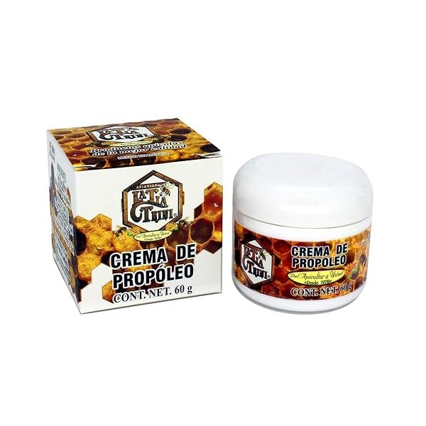Propoleo crema con cera y miel 100% pura de abeja