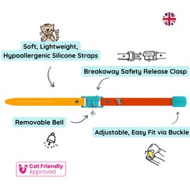 Kittyrama Copacabana Cat Collar. Award Winning. As Seen in Vogue