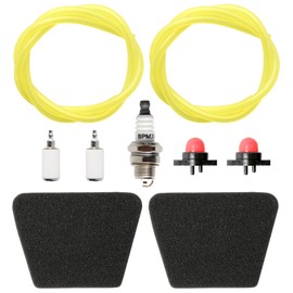 Seentech 530037793 Air Filter Replacement for Poulan Chainsaw Parts – Compatible with 2150, 2055, 2375, 1950, 2050, 2075, 1975 Models, Includes Craftsman 530069216, 530069247 Fuel Line