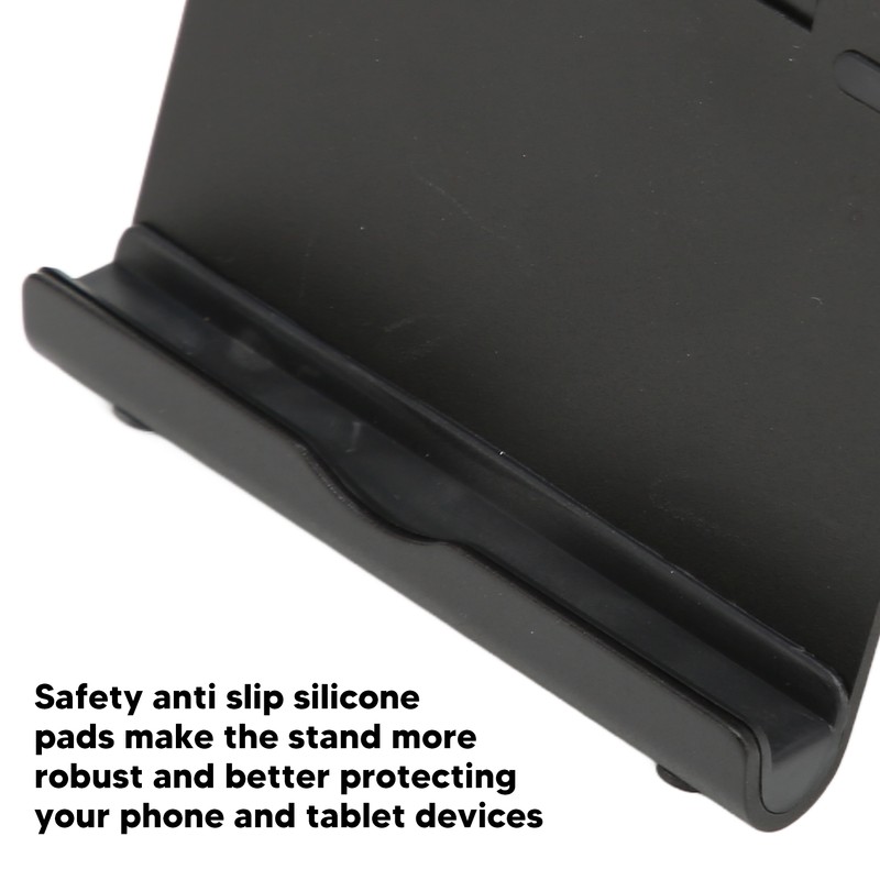 Phone Stand Rotatable 180 Degrees Foldable Portable Aluminum Alloy Silicone