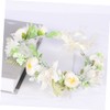 SAFIGLE Unique Garland Headband Artificial Flower Wreath for Bride Stylish