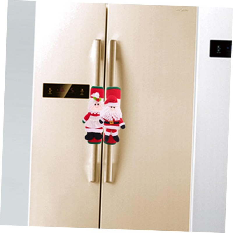 CAXUSD 4pcs Kitchen Appliance Handle Covers Refrigerator Door Handle Covers