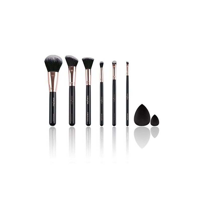 Profusion Cosmetics Professional Brush Vault 8 Piece Makeup Brush +