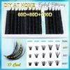 Eyelash Extensions, 280 Pieces, Lash Clusters, Eyelash Extensions, 60D +