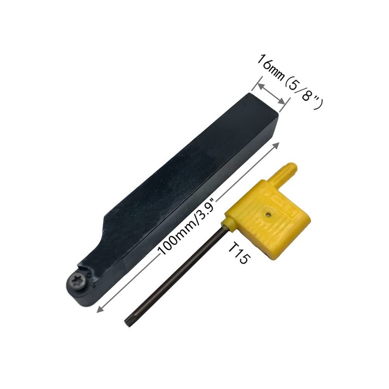 RHFGYY SRAPR1616H10 + 10 piezas RCMT10T3 (R5) Insertos redondos de