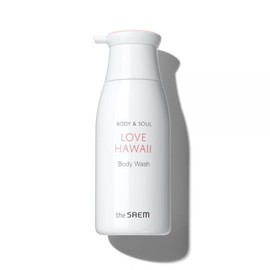 The Saem Body & Soul Body Wash Love Hawaii Nourishing Smooth Moisture 300ml 1 piece MNS / 더샘 바디 앤 소울 바디 워시 러브 하와이 영양 매끈 촉촉 300ml 1개 MNS