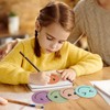 JarThenaAMCS 24 Packs Smile Face Sticky Notes Boho Happy Face