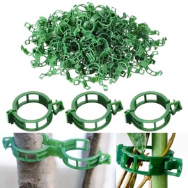 50 Pcs Heavy-Duty Plant Support Clips – Durable Plastic Trellis Clips for Tomatoes, Grapes, Vegetables, and Climbing Plants – Garden Vine Clips for Upright Growth and Healthier Plants (Green)