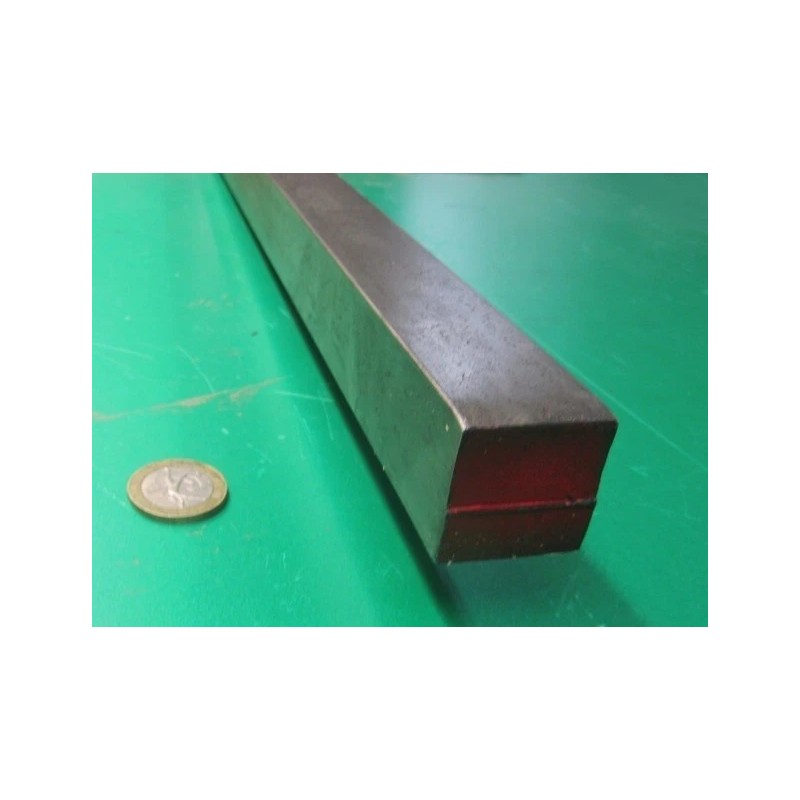 Basic 12L14 Square Carbon Steel Bars, 1 1/8" Square x