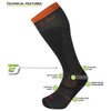 Lorpen T3 Heavy Hunter Unisex Eco Sock, Perfect for Hunting,