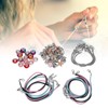 Charm Bracelet Making Kit Basic Bracelets Colored Beads Pendants Jewelry